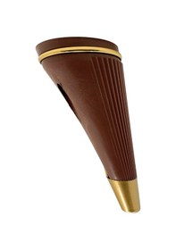 Resim Cihan Desenli 19cm Plastik Ayak Mobilya Masa Ve Dolap Ayağı 19cm Kahverengi - Altın 1 Adet Kahverengi 