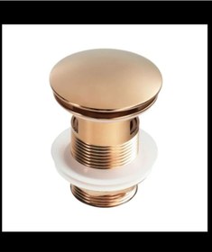 Resim Zeyzeyyapi zeyarmatur bakır rosegold LAVABOGİDERİ bakır SİFON LAVABO SÜZGECİ 