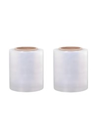 Resim Palet Streç Film 17 Micron 10 Cm X 300 M Şeffaf 2 Adet 