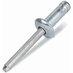 Resim Piton Perçin Çelik Hemlock Kilitli Ağır Hizmet Perçini 6.4X14.5 mm - 250 Adet 