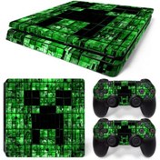 Resim Minecraft Playstation 4 Slim Kasa Sticker Kaplama 