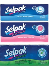 Resim Selpak Kağıt Mendil Set 1x3 