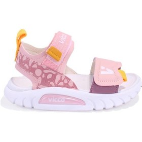 Resim Vicco Dekan 332p25y203 Pudra Ortopedik Günlük Kız Çocuk Spor Sandalet Pudra 
