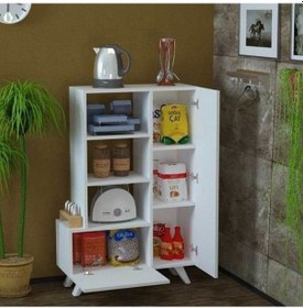 Resim Çok Amaçlı Dolap Artes Beyaz 