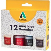 Resim Adel Guaj Boya Karton Kutu Şişe 15 ML 12 Renk 234 0612 101 