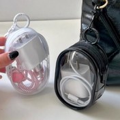 Resim 2 adet Karışık Renk Kompakt Şeffaf Fermuarlı Depolama Çantaları - Dayanıklı Plastik, Kulaklıklar, Figürler, Şarj Cihazları ve Seyahat Aksesuarları için Uygun, Çok Fonksiyonlu Depolama Çantaları, Çeşitli Eşyaları Tutabilir, Toz Geçirmez Depolama Çantası 