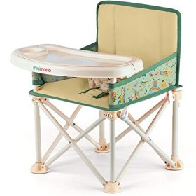 Resim Minimono Plus Portatif Yükseltici Katlanabilir Mama Sandalyesi Bej - Karnaval 