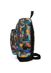 Resim Coral High Kids Dört Gözlü Erkek Çocuk İlkokul Çantası Dinazor Kamuflaj Desenli- USB+AUX Soketli 