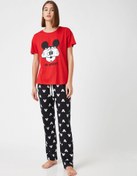 Resim Disney Lisanslı Baskılı Pijama Takımı 