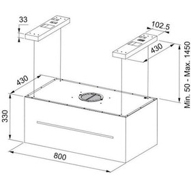 Resim Franke Fmas BK Extra Matt F 80 KL Ada Davlumbaz 