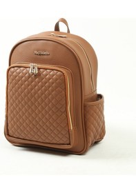 Resim M&Y Dust Deri Anne Bebek Bakım Sırt Çantası 7130 Taba 