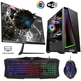 Resim İzoly Avatar Ryzen 5 5500 32 GB 1 TB HDD+ 256 GB SSD 4 GB RX550 24" Dos Masaüstü Oyuncu Bilgisayarı 
