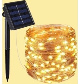 Resim Güneş Enerjili 200 Led Dış Mekan Aydınlatma Şeridi Diğer 