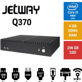 Resim Jetway Q370 Intel Core I5 9400 8gb 256gb Ssd Endüstriyel Mini Pc 