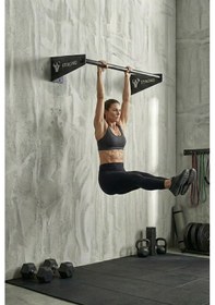 Resim Fatih Metal Dekorasyon Barfiks Aleti - Barfiks Demiri - Barfiks Çubuğu Siyah 