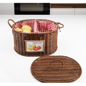 Resim Kosova Sepet Patates&soğan Bölmeli Spt-363 Hasır 