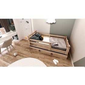 Resim Newmod İcon Yavrulu Karyola Çırağan 90x190 Nm-q4004 