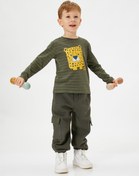 Resim Erkek Bebek Basic Jogger Eşofman Altı Cepli Beli Bağlamalı Şardonlu 