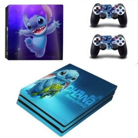 Resim Kt Grup Cute Lılo Playstation 4 Pro Full Sticker Kaplama Uyumlu 