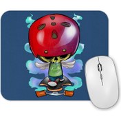 Resim Baskı Dükkanı Skull Cute Mouse Pad 