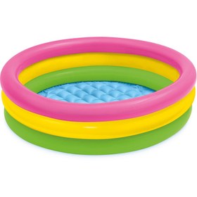 Resim Bebek Havuzu - Intex - 3 Boğumlu - Sunset - 86 x 25 cm (58924) 