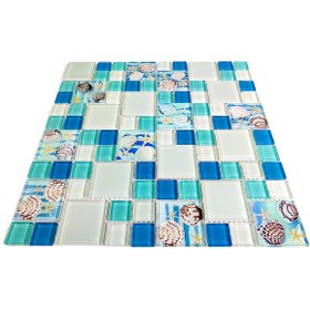 Resim MozaiKristaL Mutfak tezgah arası ve iç dekorasyon için 3D Kristal Mozaik ( 11 File = 1 m2 Fiyatıdır ) 