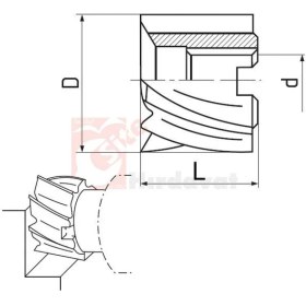 Resim Zps-Fn Vals Alın Freze 160MM Dın 1880 