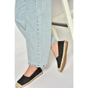 Resim Fox Shoes D280250017 Siyah Hasır Günlük Kadın Ayakkabı 