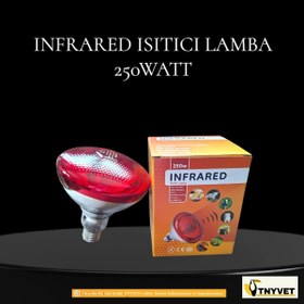 Resim İnfrared ISITICI AMPUL LAMBA KIRMIZI 250 WATT / 2 ADET 