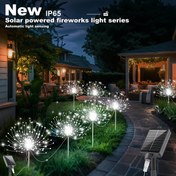 Resim 6 Güneş Fıskiyesi Işığı - Dış Mekan LED Bahçe Fıskiyeleri, Akıllı Işıklar, Akıllı Işık Sensörü, Bahçe, Balkon, Yol, Parti ve Noel Süslemeleri 8 Modda, Güneş Bahçe Işıkları, Tatil Patio Aydınlatması | Dekoratif Bahçe Işıkları | Güneş Dış Mekan Işıkları 4 Otomatik Açma/Kapama ile 