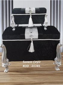 Resim Sandık Dünyası Söz Nişan Bohça Gelin Damat Çeyiz Sandığı 2li 0116s 