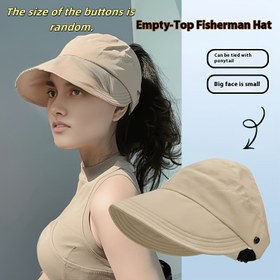 Resim Solunabilir Polyester Güneş Şapkası | Açık Hava Sporları Hızlı Kuruyan Ayarlanabilir Ponytail Şapkası | Hafif ve Katlanabilir, Geniş Çizgi | Bisiklet ve Yürüyüş için Mükemmel | Elde Yıkanabilir, Yürüyüş Aksesuarı 