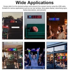 Resim Ebitda Led Matrix Panel Taşınabilir Bt Esnek Ekran Tam Renkli Lmk00393-2 16x64 16x64 