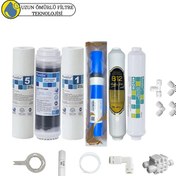 Resim Pemax Water Solutions Purefer Açık Kasa Çift Sedimentli Sertifikalı 6'lı Vontron Helixfil Yüksek TDS Mebran B12 Alkalili 