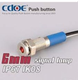 Resim Gq6T- 6.0Mm Metal Kablolu Sinyal Ip67 (5 Renk Seç) (Aaa) Kalite Beyaz 