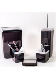 Resim Primanova Şeffaf Siyah Toskana Katı Sabunluk m-sa02-25 