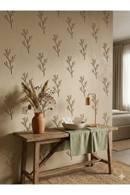 Resim Bedoris Duvar Kabartma Șablonu - Floral Desenli Stencil 1 ADET 