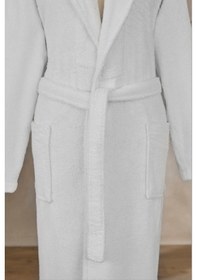 Resim Özdilek Colourist Beyaz Xxl Beden Şalyaka Tek Bornoz Beyaz 