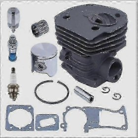 Resim Husqvarna 340-353 Motorlu Testere Motoru Revizyon Seti: 44 Mm Silindir Kapağı, Piston, Hava Filtresi Ve Conta Seti Premium Kalite. 