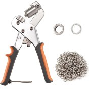 Resim VintageVo Grommet Tool Kit Şövüş Kiti - Kumbalar, Tuval, Tarpaulin ve Daha Fazlası Için 500PCS 3/8 Inç Grometler Dahil Grommet Punch Seti (Yurt Dışından) 