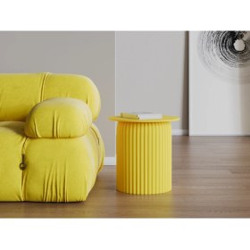 Resim Echo Furniture Seton Çinko Sarı Sehpa 45 cm 