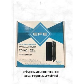 Resim Tv Monitör Uyumlu Sabit Mönitör Duvar Askı Aparatı Led 9-27 Inç 