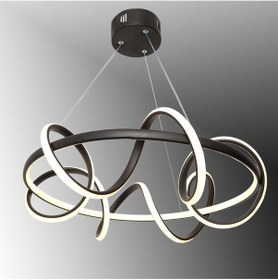 Resim Kaos Model Sarkıt Modern Beyaz Işık Ultra Power Avizez 