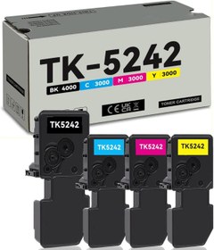 Resim Kyocera TK-5240K TK-5240C TK-5240M TK-5240Y Toner ECOSYS P5026cdn P5026cdw M5526cdn M5526cdw Printer 