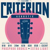Resim La Bella Akustik Gitar Teli 10-50 C520T 