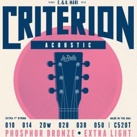 Resim La Bella Akustik Gitar Teli 10-50 C520T 