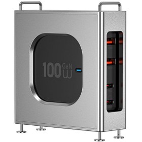 Resim Wiwu Wi-G013 Warrior Serisi GaN Tech Hızlı Şarj Özellikli Şarj Başlığı 100W - Siyah 