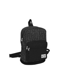 Resim Coral High Üç Bölmeli Siyah Mini Sırt Çantası Yaygan 14153 