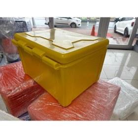 Resim Genel Markalar Motosiklet Pizza Servis Çantası Sarı 90 Litre Köşeli 