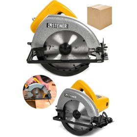 Resim Steiner Germany Technology 3200 Watt Srı Sjs Metal Şanzıman Sunta Kesme Daire Testere Makinesi 185MM 